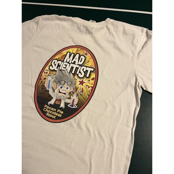 Ocean City OC Brewing Company Mad Scientist T-Shirt MEDIUM Beer Stout MD Brew - Picture 1 of 6